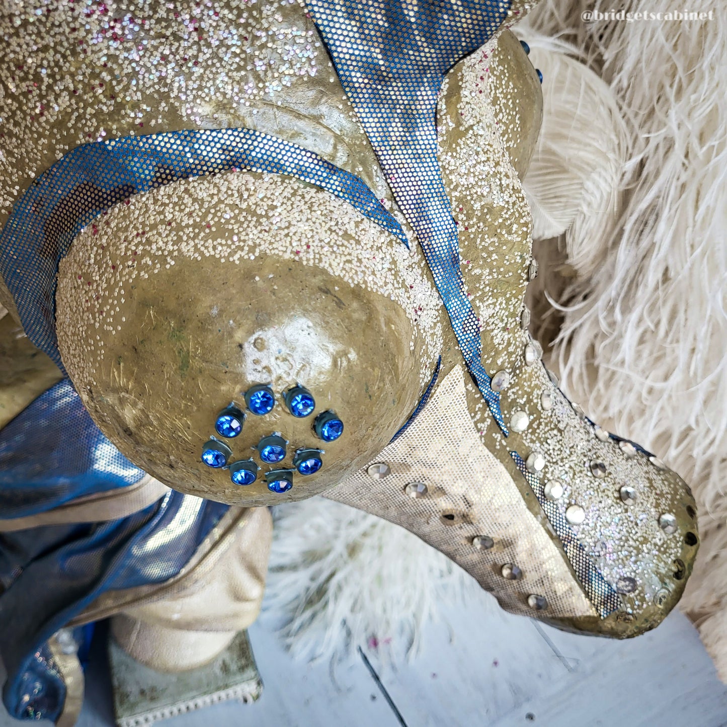 Vintage Seahorse Stage Costume Headdress