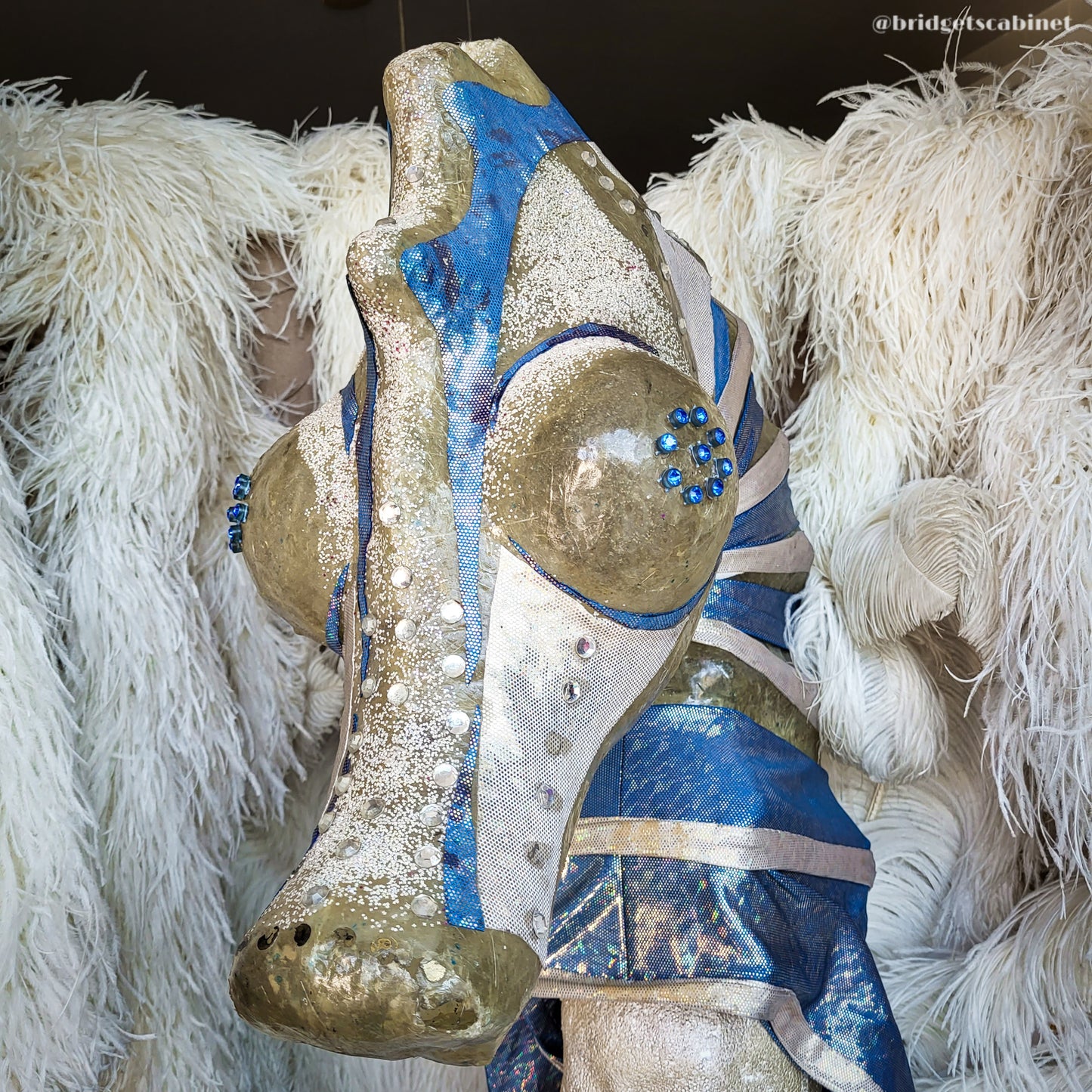 Vintage Seahorse Stage Costume Headdress