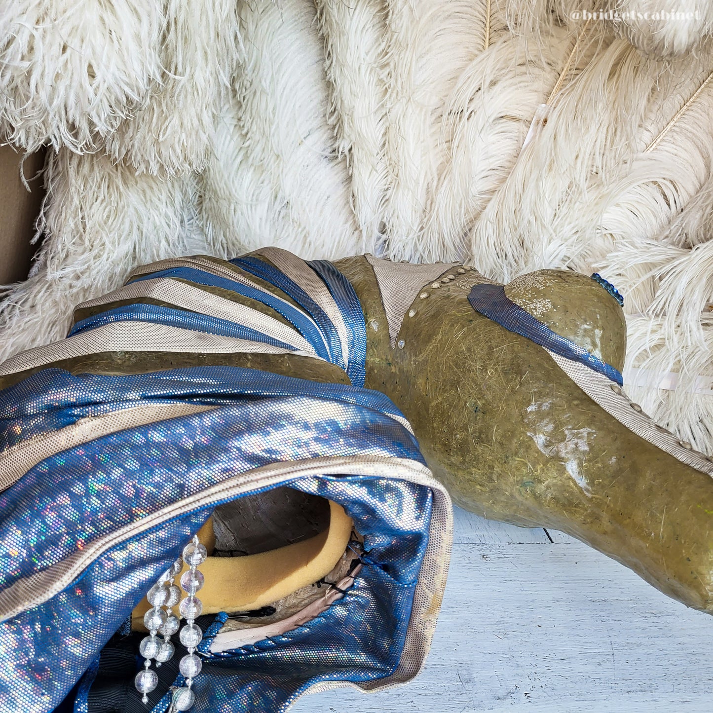 Vintage Seahorse Stage Costume Headdress