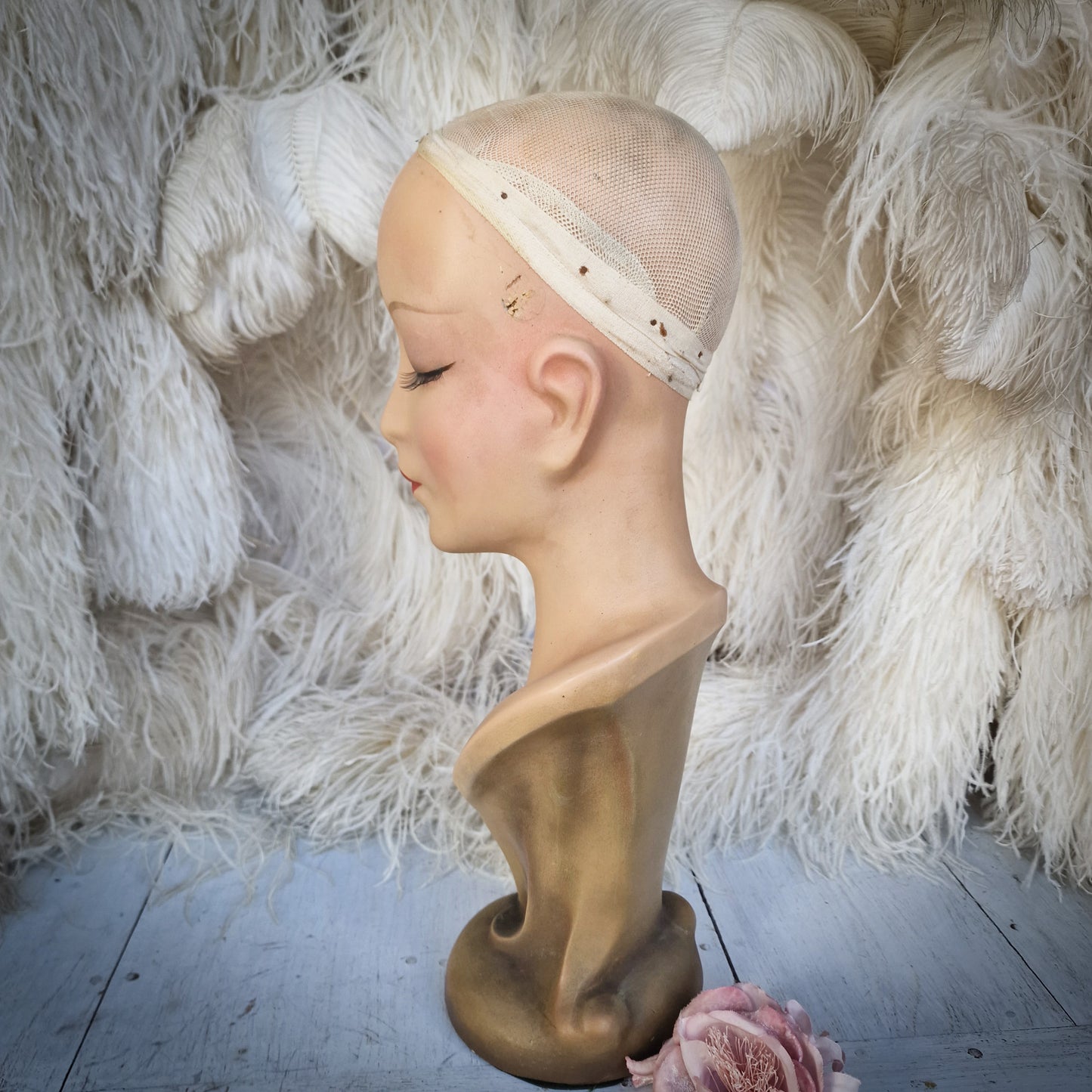 1930s Wig Head Bust Display