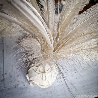 Vintage Feather Stage Burlesque Headdress