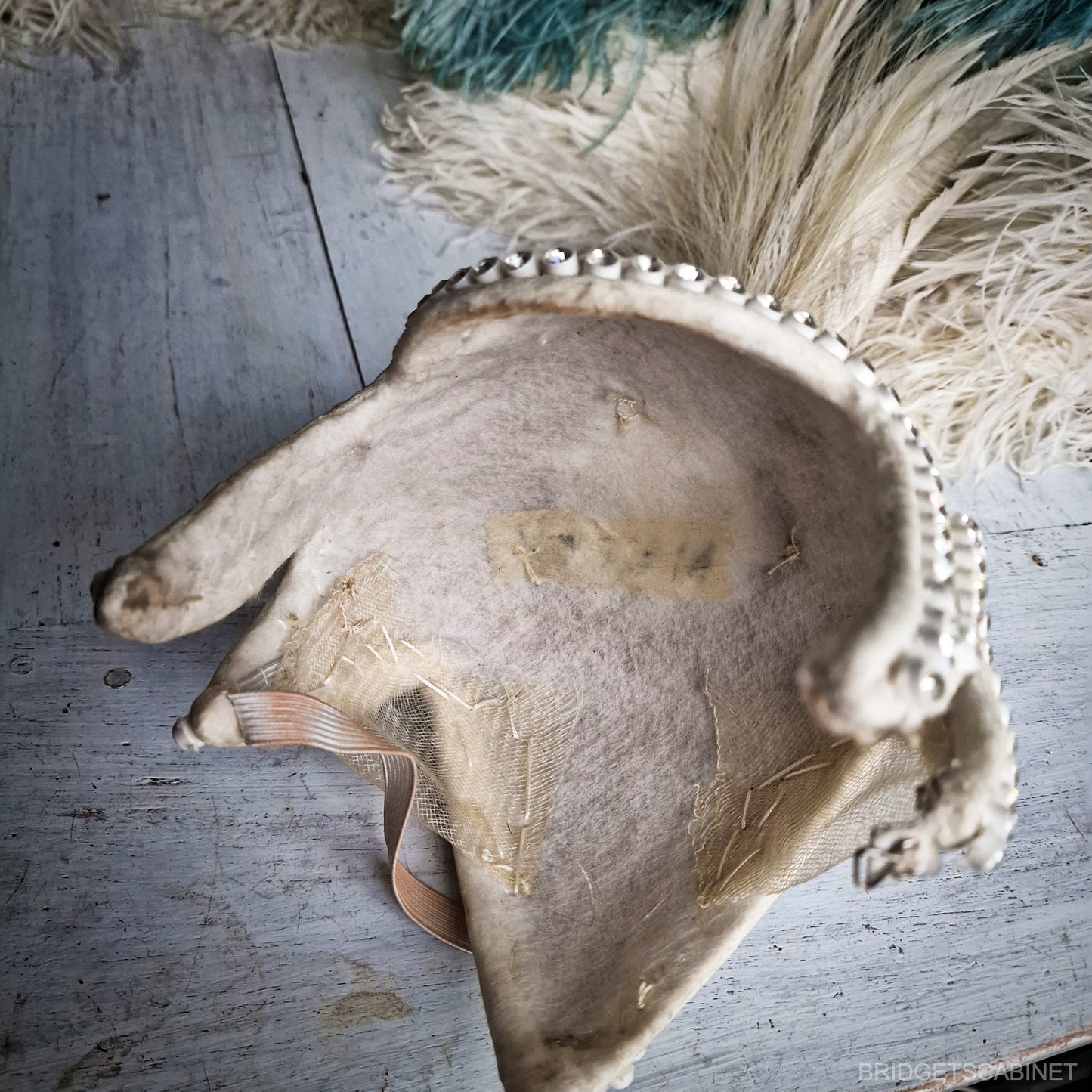 Vintage Feather Stage Burlesque Headdress