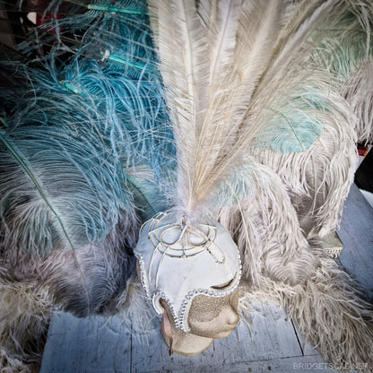 Vintage Feather Stage Burlesque Headdress