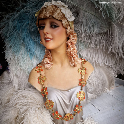 Antique French Necklace Belt Burlesque