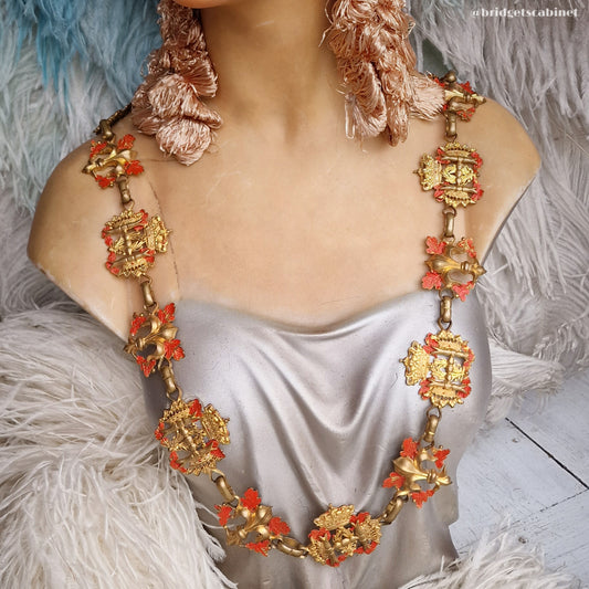 Antique French Necklace Belt Burlesque