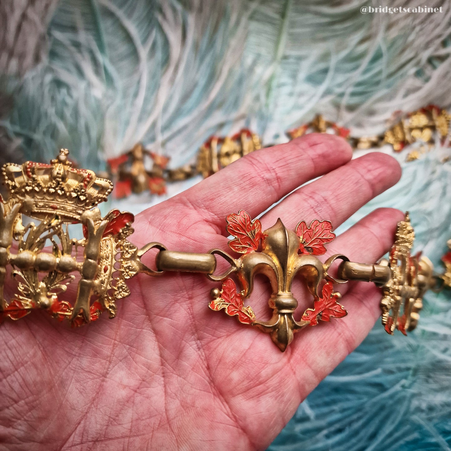 Antique French Necklace Belt Burlesque