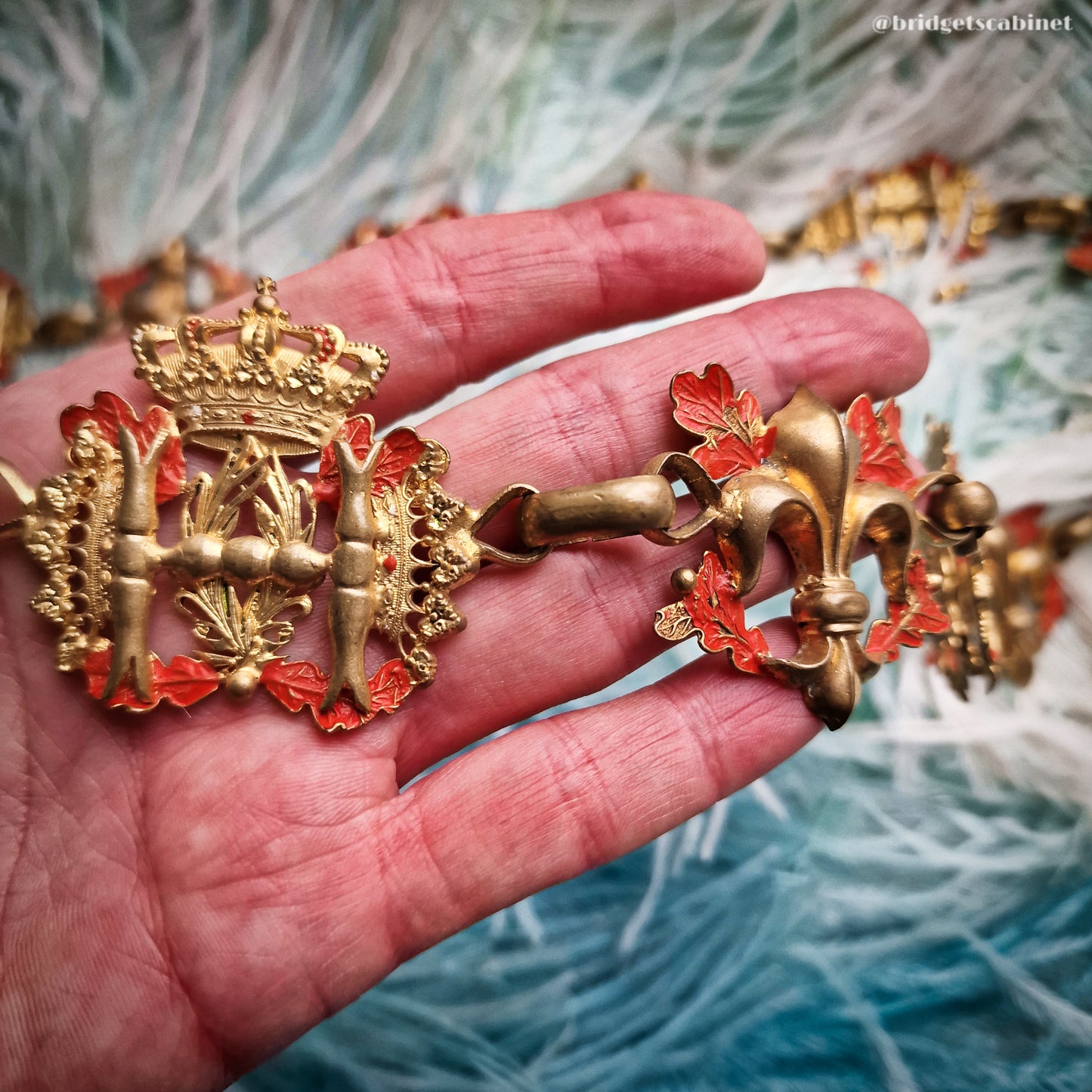 Antique French Necklace Belt Burlesque