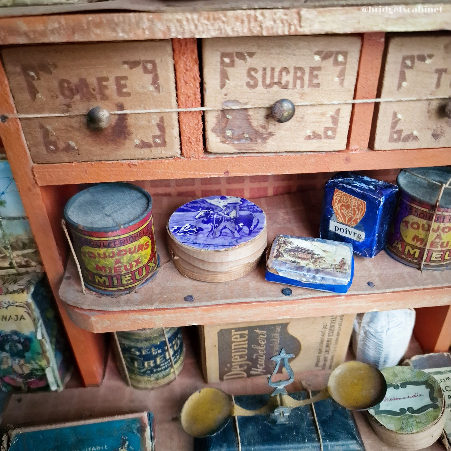 Antique French Epicerie Doll Store