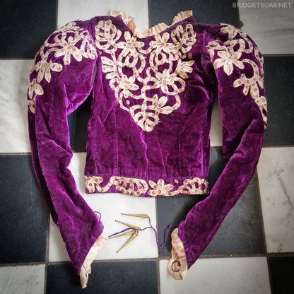 Victorian Stage Costume Bodice Hat