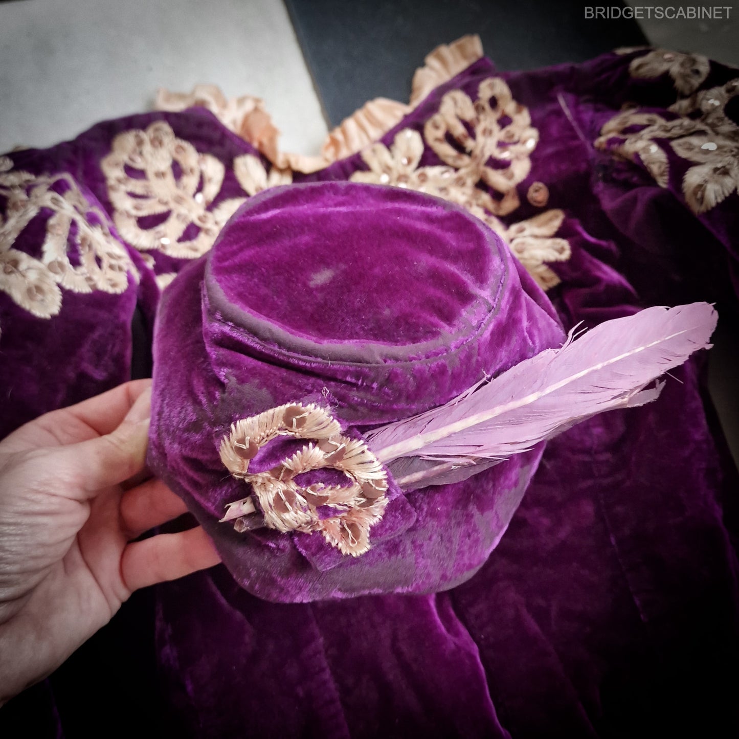 Victorian Stage Costume Bodice Hat
