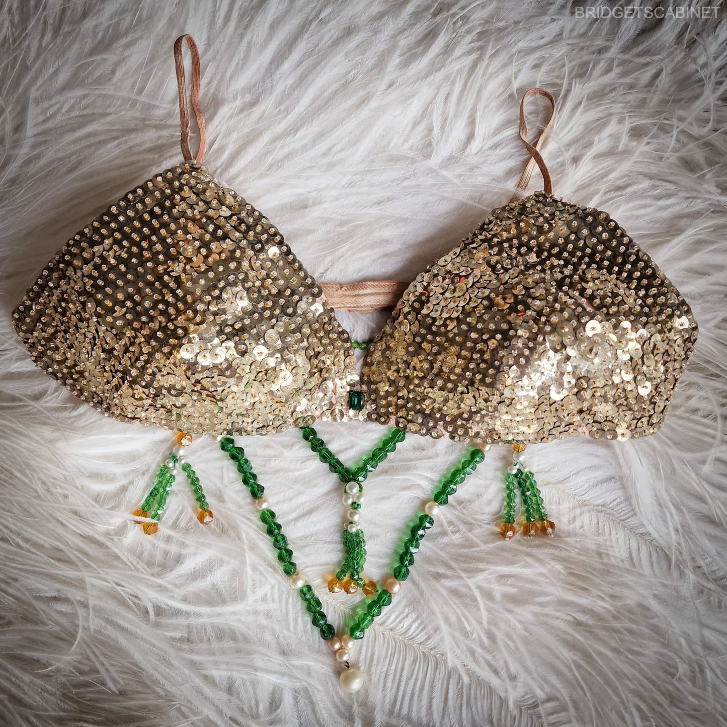 Vintage French Stage Bra Costume