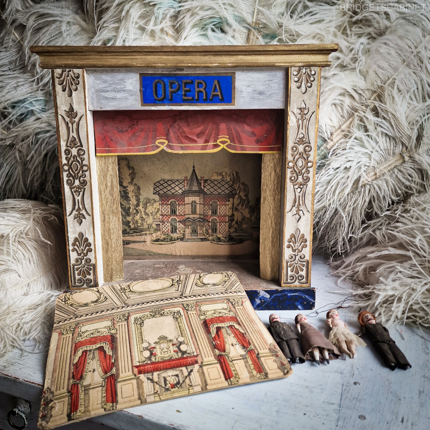 1880 French Puppet Opera Theater