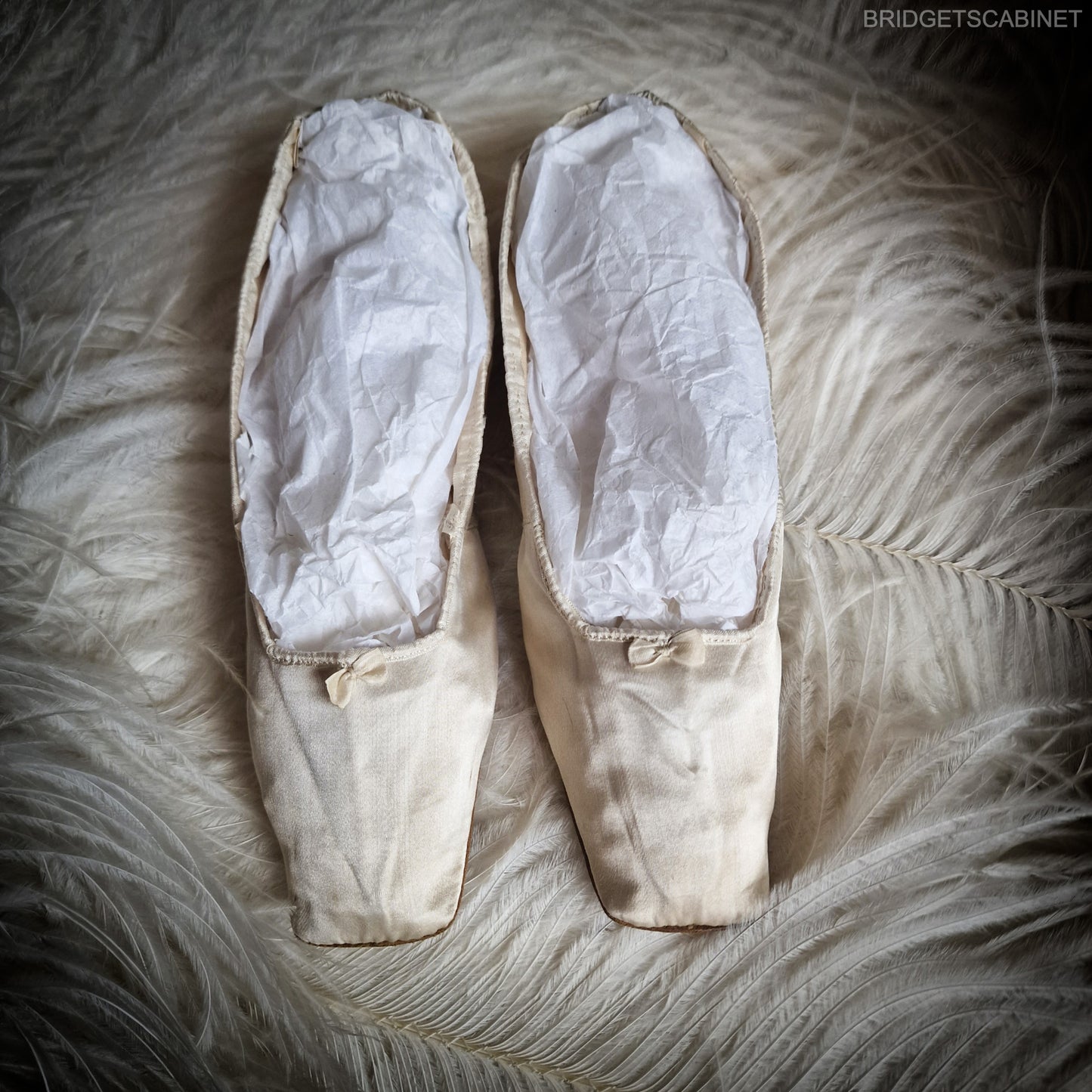 1850s Silk Wedding Shoes