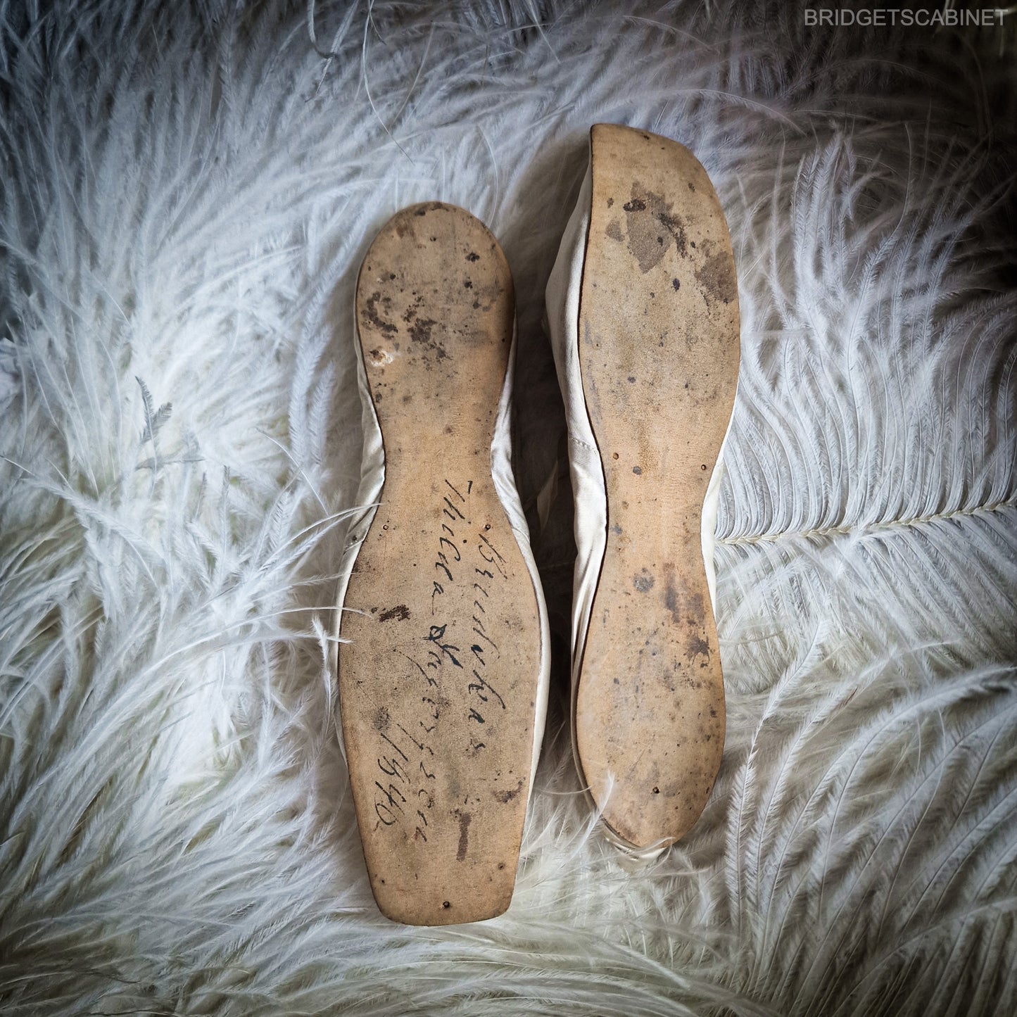1850s Silk Wedding Shoes