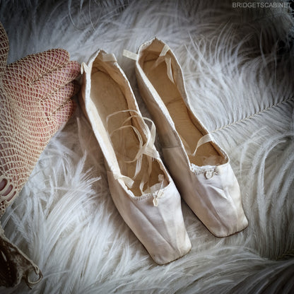 1850s Silk Wedding Shoes
