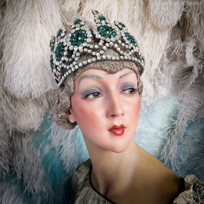 French Folies Stage Crown Headdress