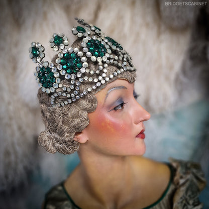French Folies Stage Crown Headdress