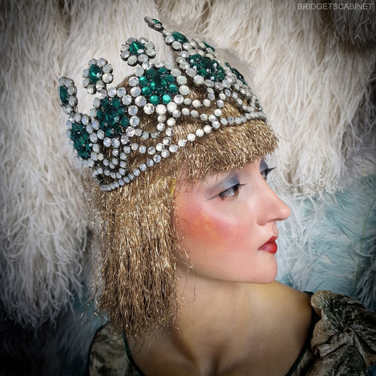 French Folies Stage Crown Headdress