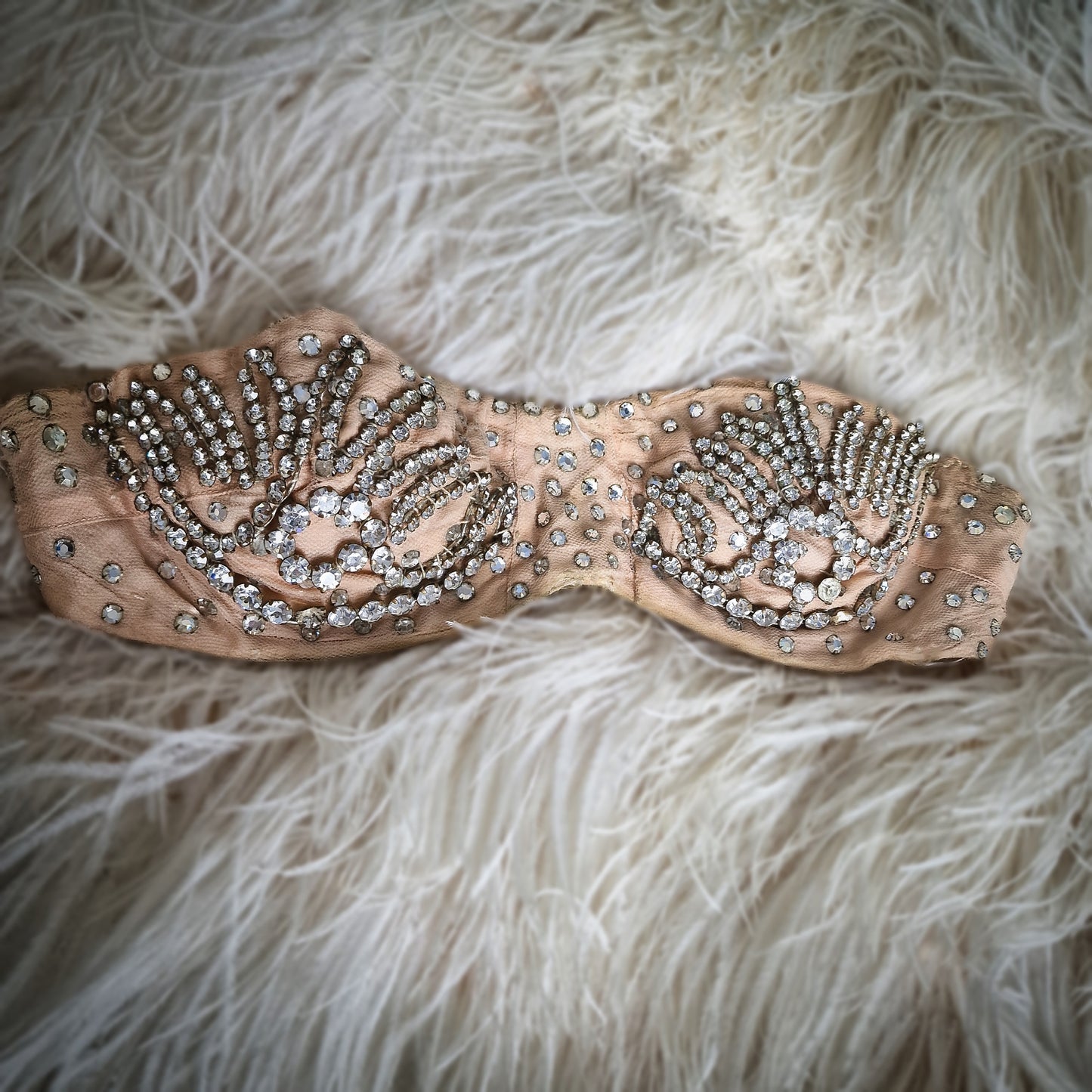 1930s Rhinestone Stage Bra from Folies Bergère, Paris