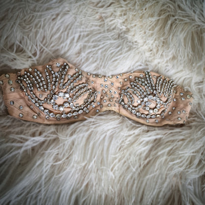 1930s Rhinestone Stage Bra from Folies Bergère, Paris