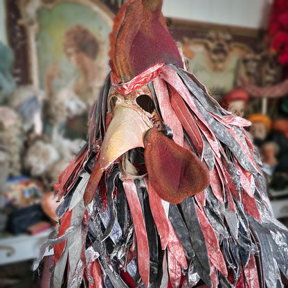 Vintage Rooster Theater Costume Folies Bergeres