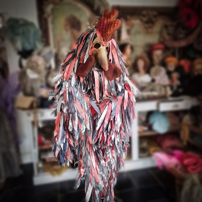 Vintage Rooster Theater Costume Folies Bergeres