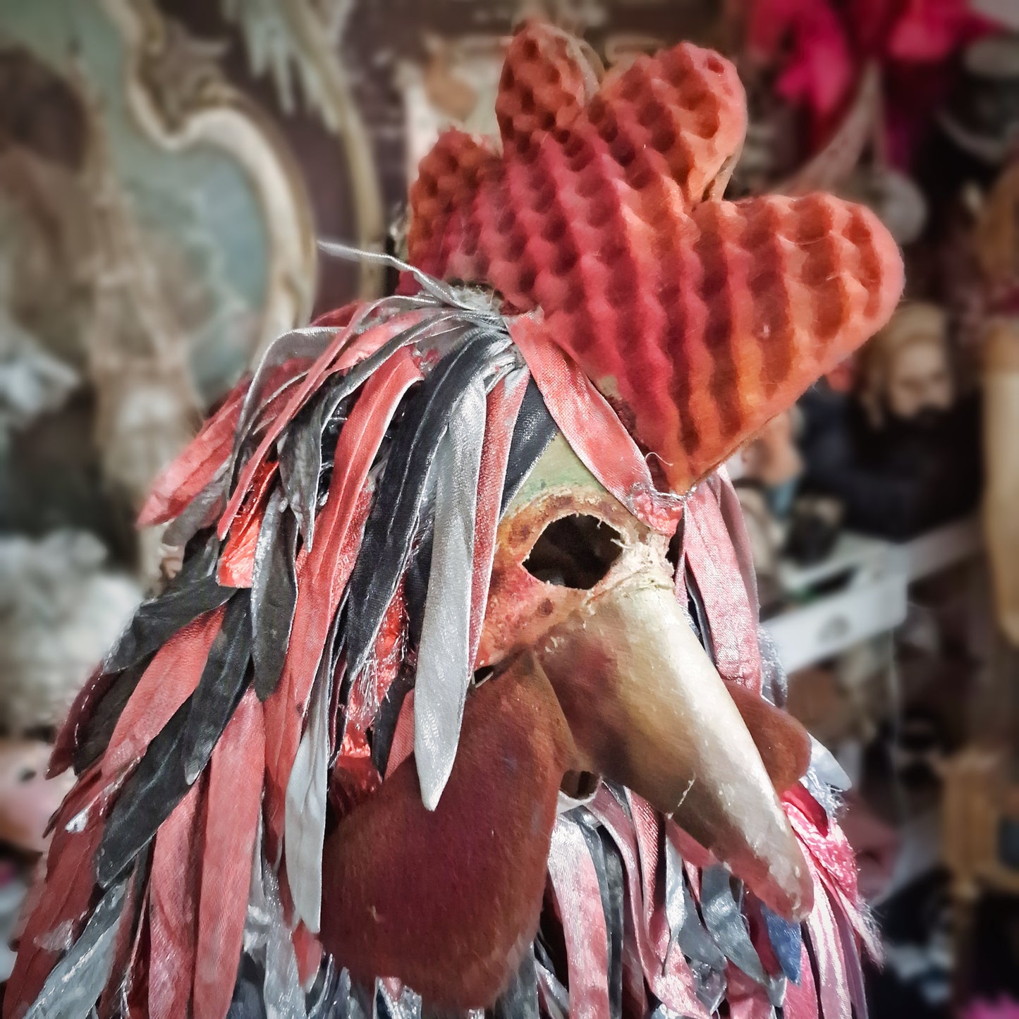 Vintage Rooster Theater Costume Folies Bergeres