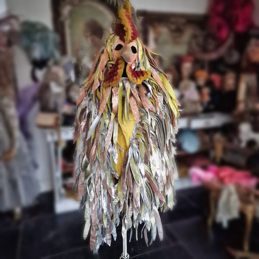 Vintage Folies Bergeres Rooster Theater Costume