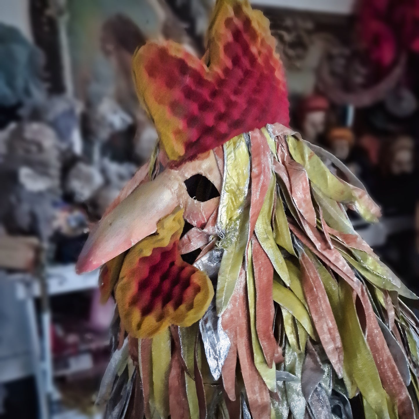 Vintage Folies Bergeres Rooster Theater Costume