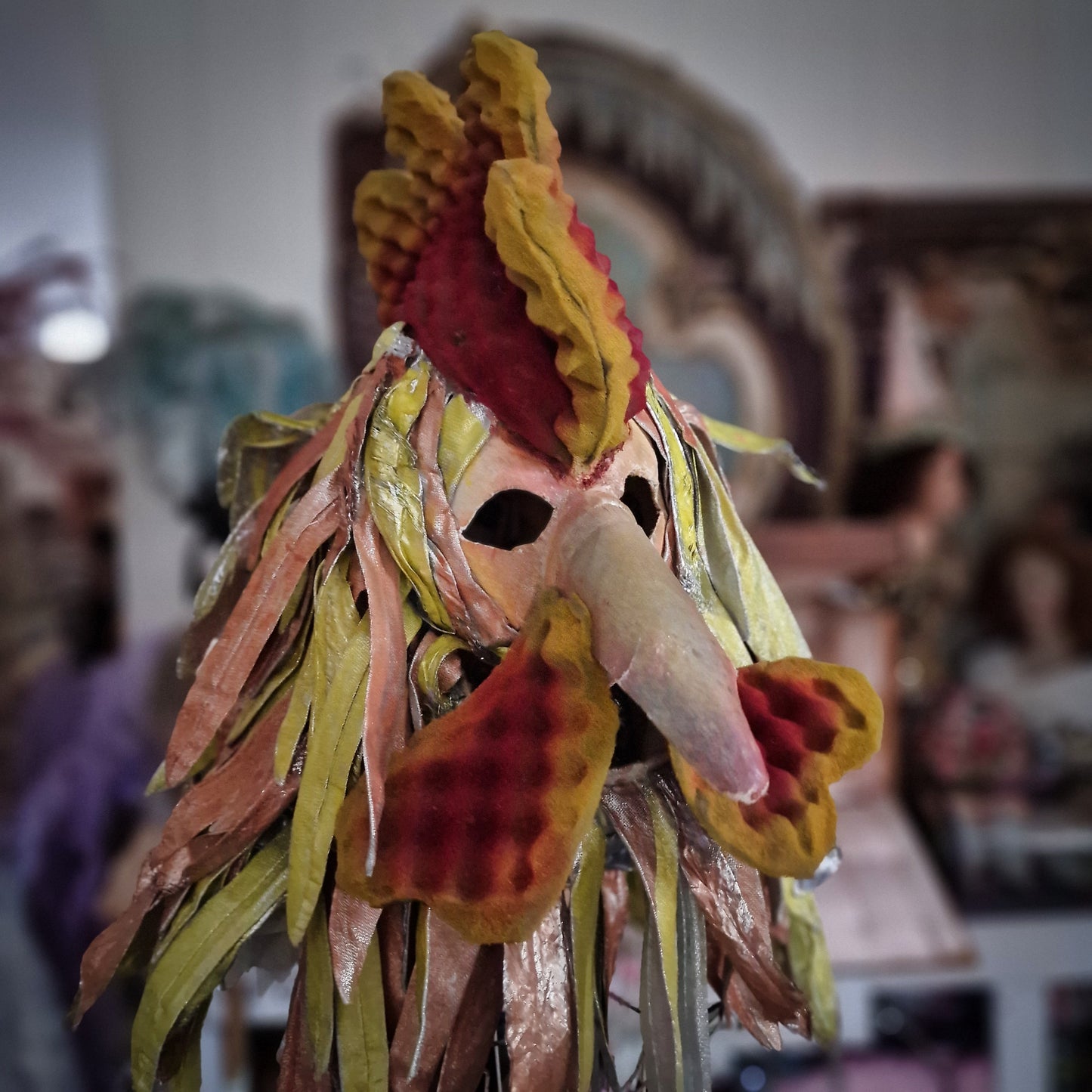 Vintage Folies Bergeres Rooster Theater Costume