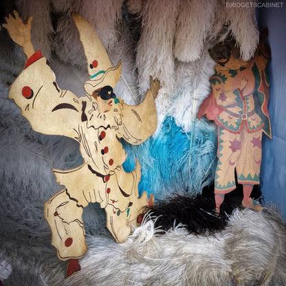Set of 3 Commedial Del Arte Figures