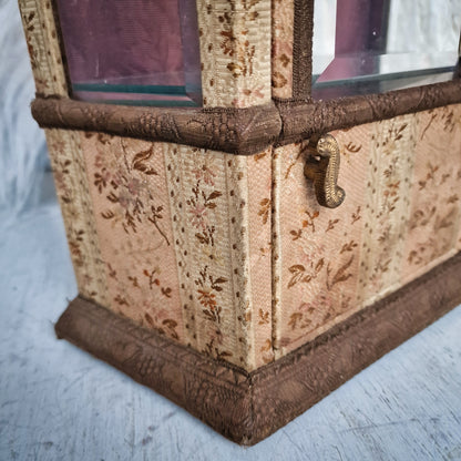 Antique French Miniature Doll Cabinet