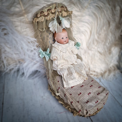 Antique Foldable Doll Bed