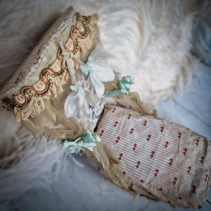 Antique Foldable Doll Bed