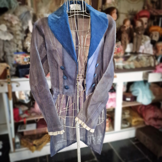 Vintage Stage French Costume Tailcoat from Parisian Theater Burlesque
