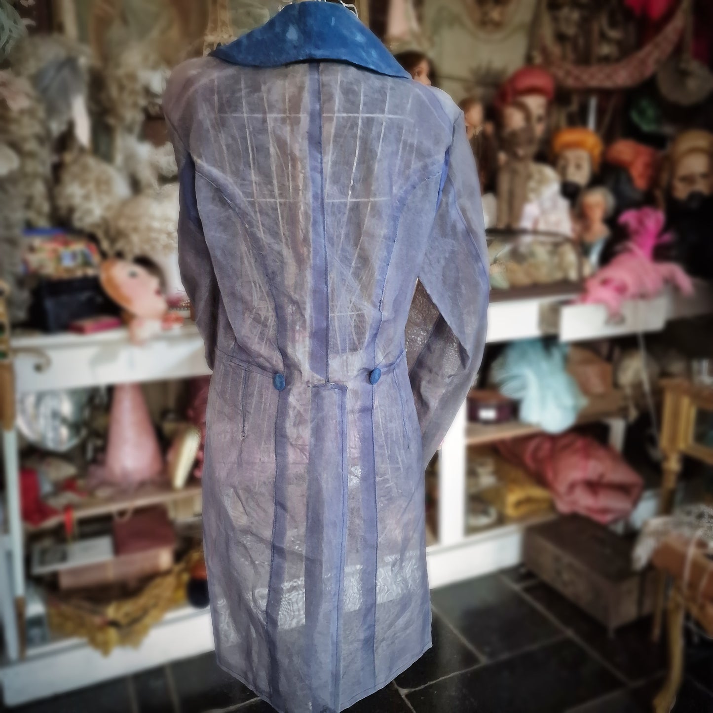 Vintage Stage French Costume Tailcoat from Parisian Theater Burlesque