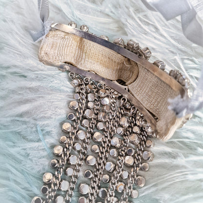 Vintage Burlesque Stage Theater Choker Rhinestones