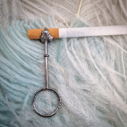 1920s Original Cigarette Ring Holder Art Deco Smoker Fapper Fashion