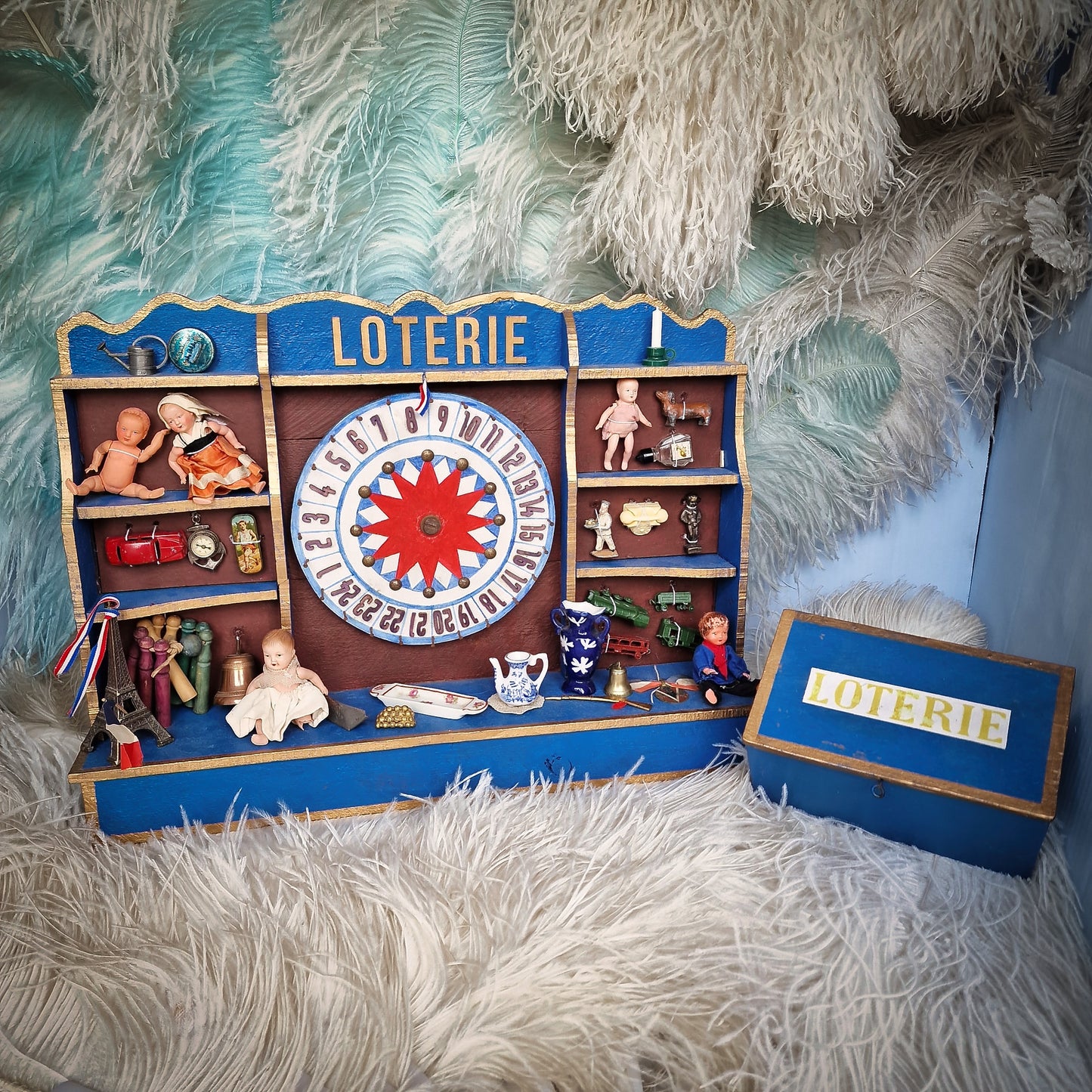 1930s French Lottery Game fully Loaded