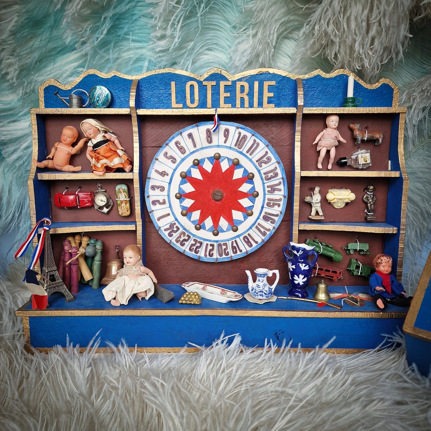 1930s French Lottery Game fully Loaded
