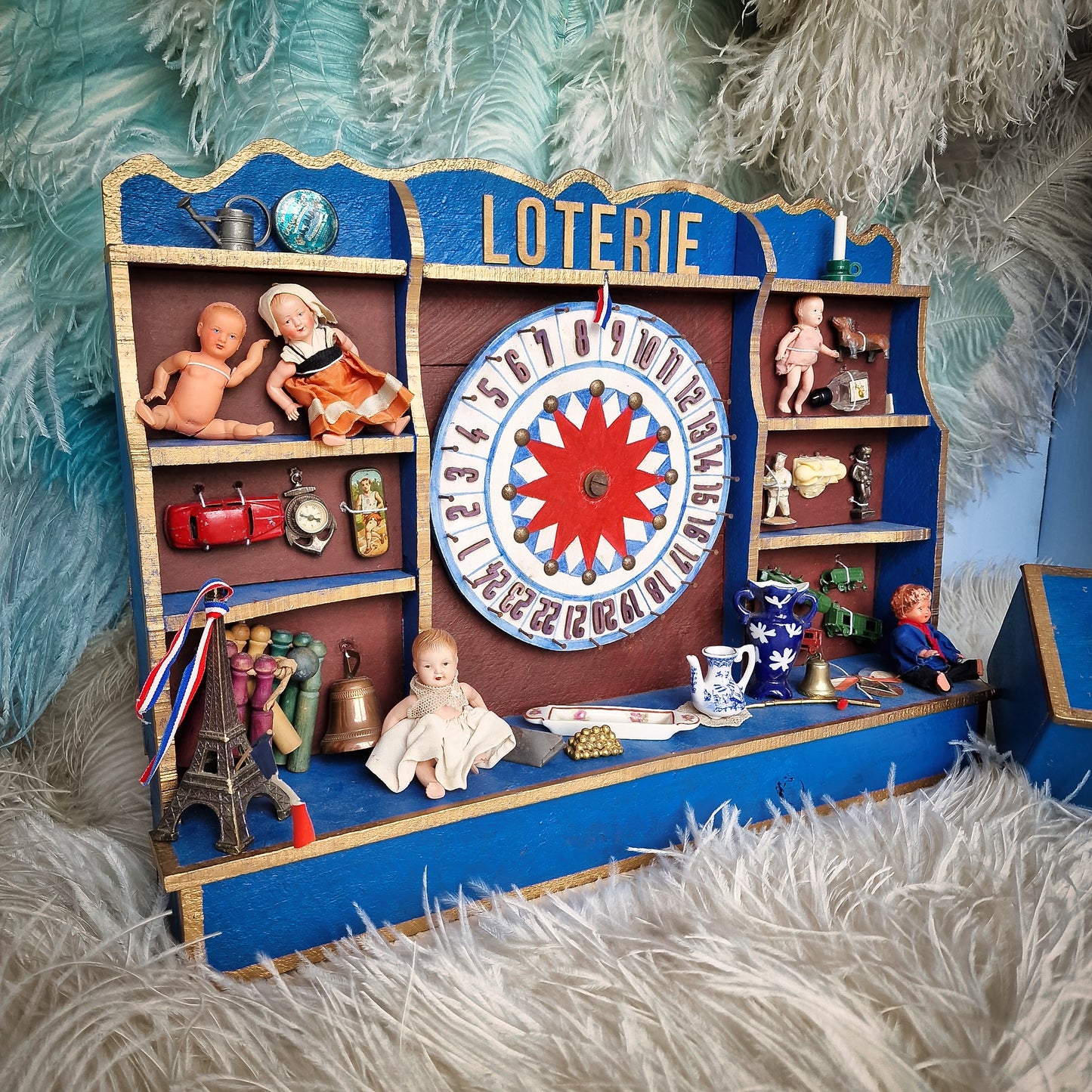 1930s French Lottery Game fully Loaded