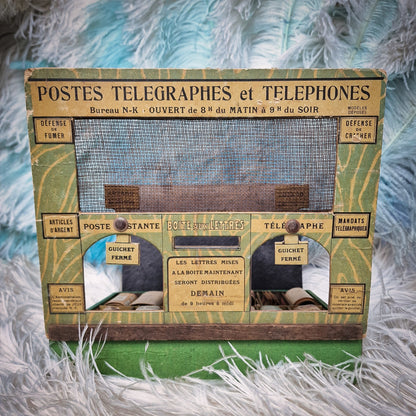 N.K.ATLAS Post and Telegraph Office - Vintage Toy Game (1910s/1930s)