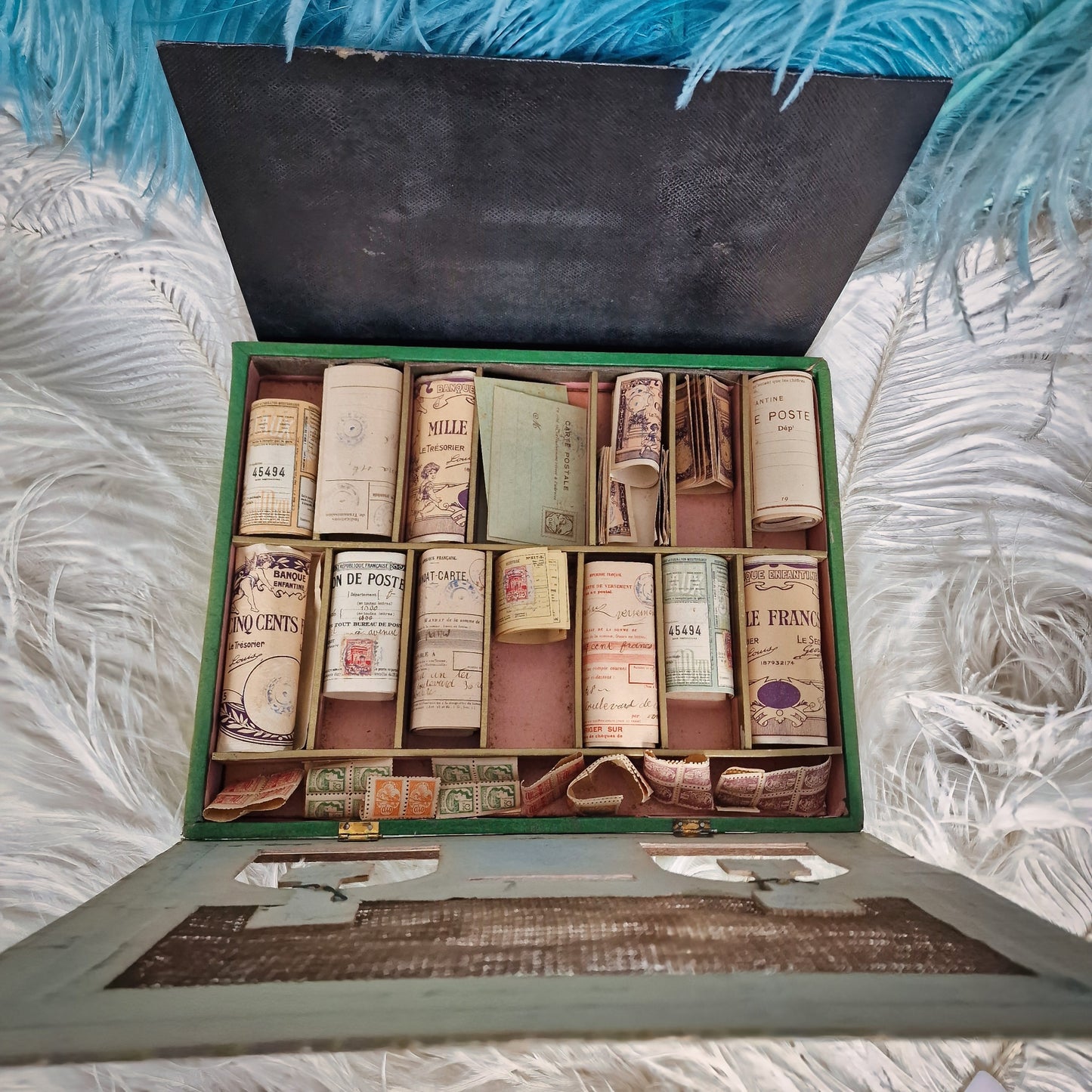 N.K.ATLAS Post and Telegraph Office - Vintage Toy Game (1910s/1930s)