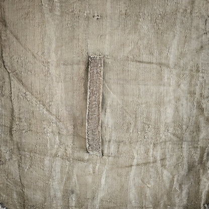 Antique French Embroidered Banner Wall Decor