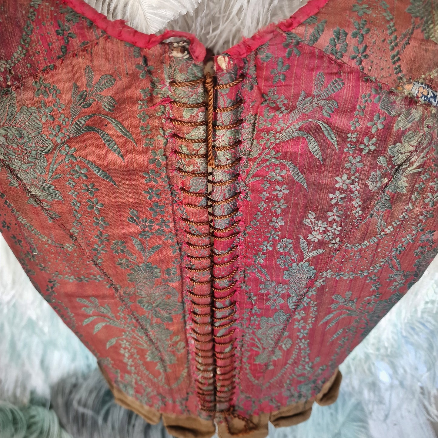Original Museum-Worthy Antique Pair of Stays from Early 18th Century Italy