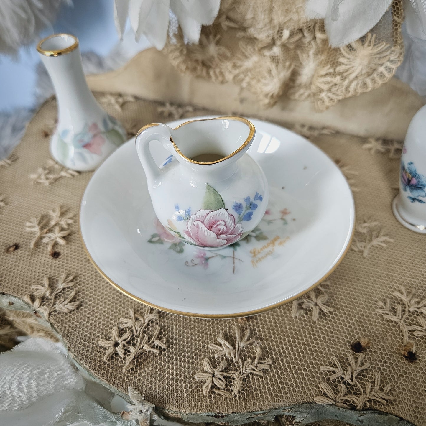 Early 1900s French Poupee Toilette Dressing Table