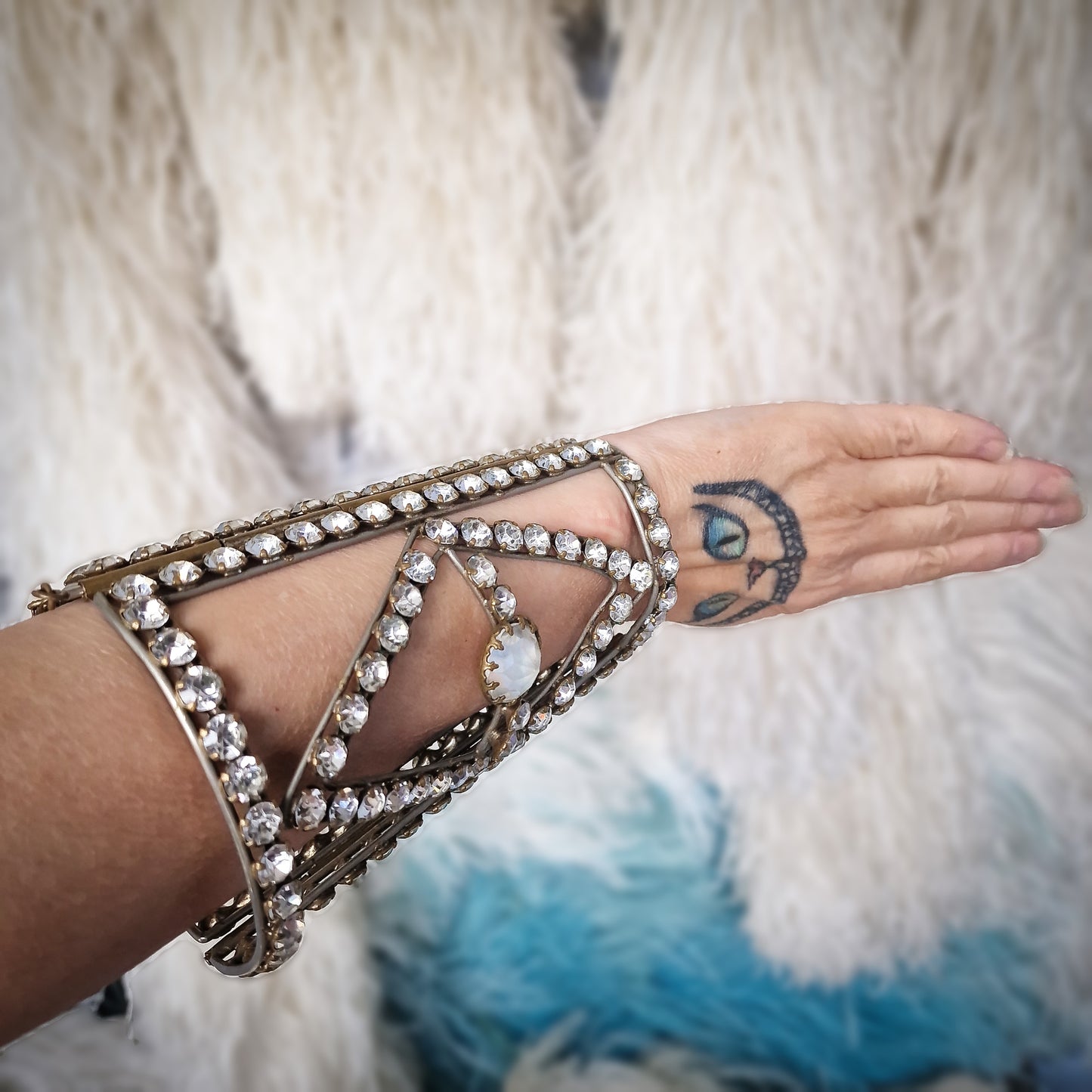 Stunning Pair of Stage Dancing Bracelets/Arm Cuffs from the Late 1800s