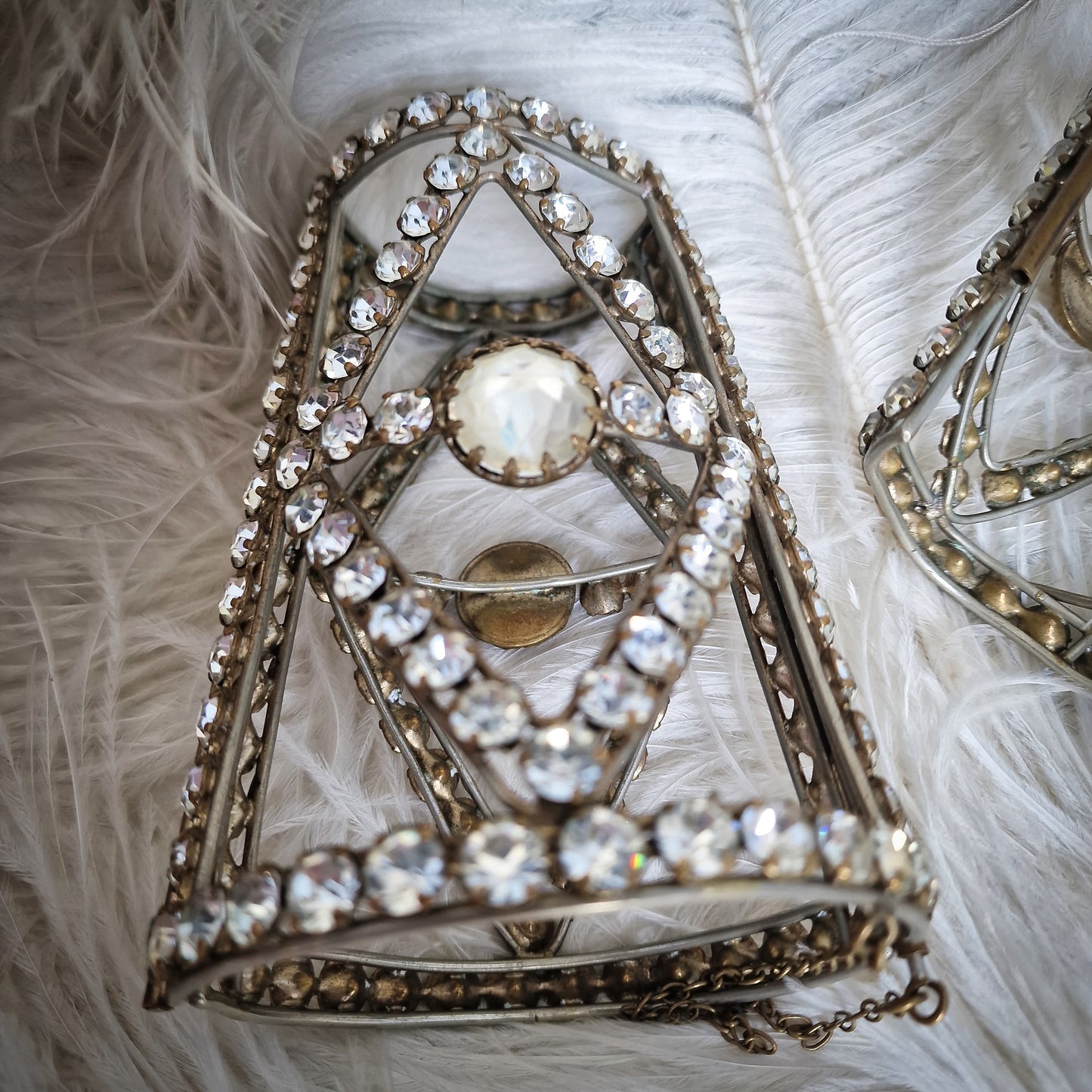 Stunning Pair of Stage Dancing Bracelets/Arm Cuffs from the Late 1800s