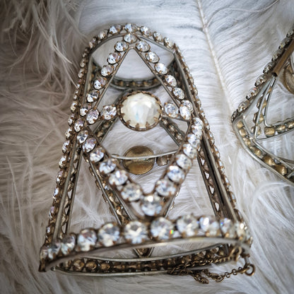 Stunning Pair of Stage Dancing Bracelets/Arm Cuffs from the Late 1800s