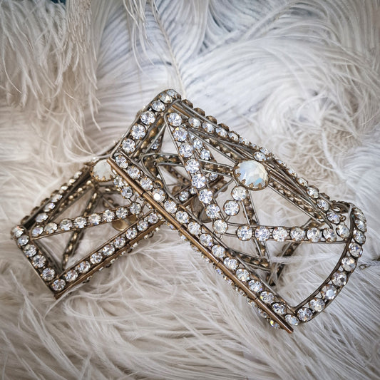 Stunning Pair of Stage Dancing Bracelets/Arm Cuffs from the Late 1800s
